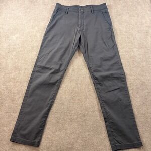 Birddogs Chino Pants Mens 30x29 Gray Boomstick Slim Performance Golf Stretch